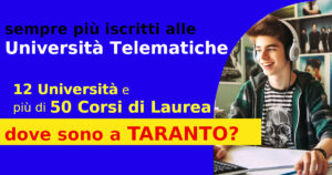 Scopri le Università e i corsi di laurea nella provincia di Taranto. Sono presenti le Università telematiche con Corsi di Laurea Online. Contatta Homines Novi.