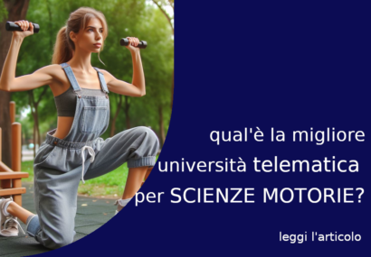 Sono 11 le università telematiche riconosciute dal MIUR, di cui 5 soltanto 4 forniscono corsi di laurea magistrale online in Scienze Motorie.
