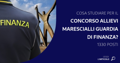 Per preparari al concorso per Allievi Marescialli Guardia di Finanza, occorre studiare diverse discipline, ma non basta. Nissolino Corsi Taranto può aiutarti.