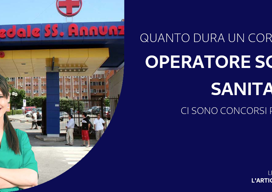 Il corso per OSS dura 1000 ore (di cui 550 di teoria e 450 di tirocinio). Solitamente quindi ha la durata di 9 mesi considerando mediamente 25 ore a settimana.