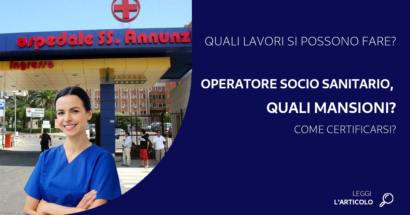 Con la qualifica OSS si può accedere ai concorsi pubblici per aziende sanitarie e in strutture di assistenza sanitaria. Anche nel privato facendo assistenza.