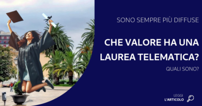 La laurea telematica è valida e riconosciuta a tutti gli effetti. Corsi di laurea e master online hanno la valenza legale degli altri erogati per via frontale