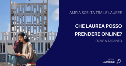 Le Lauree da prendere online sono Ingegneria, Psicologia, Giurisprudenza, Scienze Motorie, Lingue, Lettere, Filosofia, Archeologia, Scienze Biologiche ecc