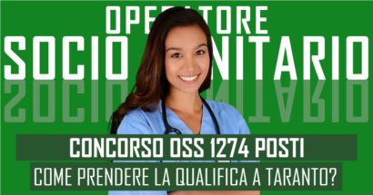 La Regione Campania ha lanciato un concorso per assumere 1.274 Operatori Socio Sanitari (OSS) nelle strutture del Sistema Sanitario Regionale