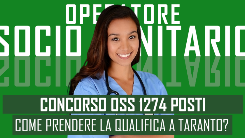 La Regione Campania ha lanciato un concorso per assumere 1.274 Operatori Socio Sanitari (OSS) nelle strutture del Sistema Sanitario Regionale