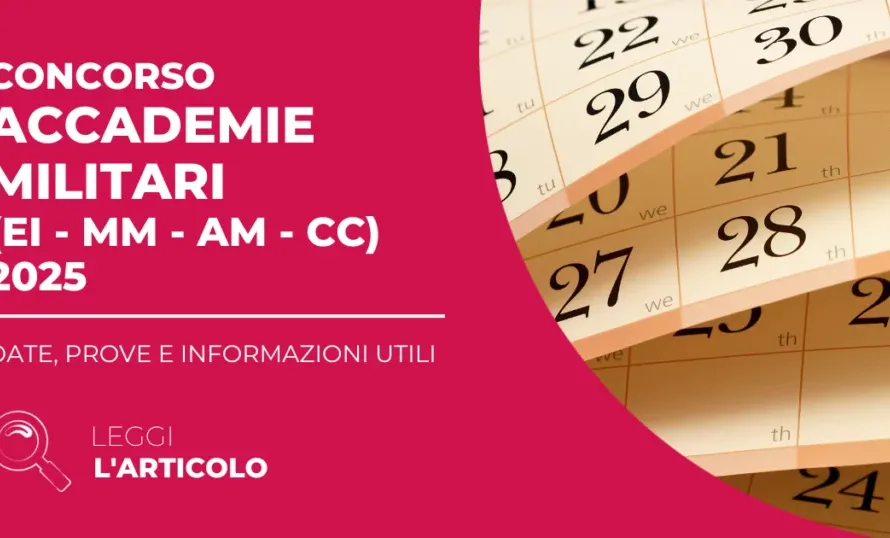 Questo concorso rappresenta un'opportunità unica per accedere alle prestigiose Accademie Militari italiane.