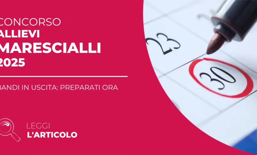 È arrivato il momento di parlare del Concorso Marescialli 2025: non farti trovare impreparato quando usciranno i bandi!
