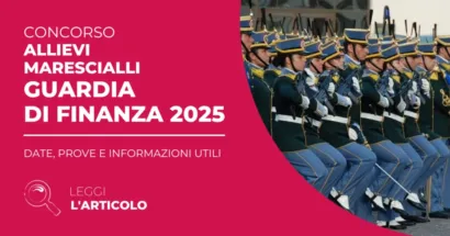 Sono uscite le date della prova preselettiva del concorso Allievi Ufficiali Accademia Guardia di Finanza 2025, preparati al meglio!