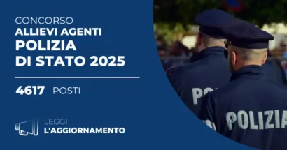 La prova scritta del Concorso Polizia di Stato 2025 è ufficialmente programmata. Sarà diversa per ogni categoria di partecipazione.