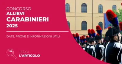 Il bando del Concorso 4918 Allievi Carabinieri 2025 è stato pubblicato sul Portale InPA. La partecipazione è aperta anche ai civili.