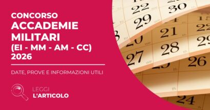 Il Concorso Accademie 2026 rappresenta una straordinaria opportunità per chi sogna una carriera nelle Forze Armate italiane.