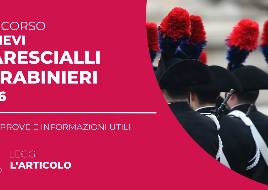 Il Concorso Marescialli Carabinieri 2026 rappresenta un’opportunità concreta per entrare nelle forze armate.