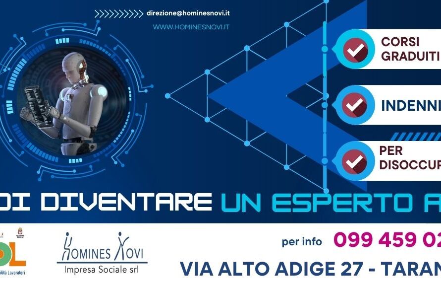 il corso GOL gratuito a Taranto si struttura in moduli formativi chiari e progressivi, che permettono di sviluppare competenze tecniche.