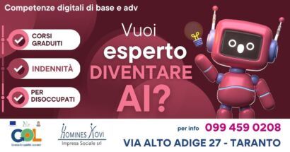 Se sei disoccupato a Taranto, trovare una nuova strada professionale oggi è possibile grazie ai corsi GOL.