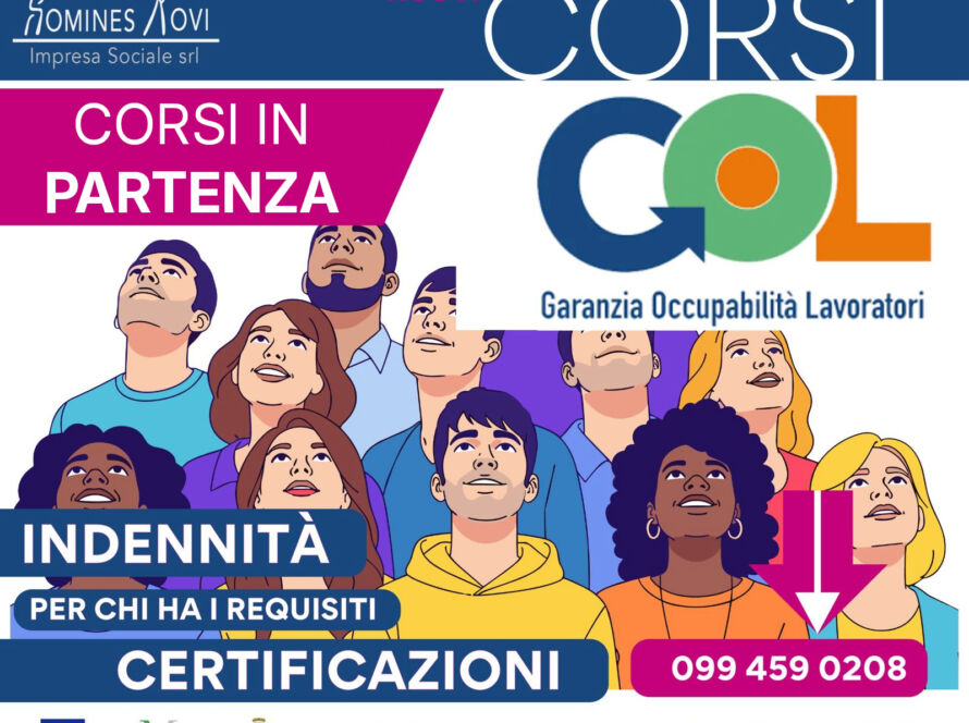 Il reinserimento lavorativo a Taranto oggi passa attraverso strumenti concreti come i corsi del programma GOL.