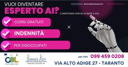 Se sei disoccupato nella provincia di Taranto, oggi esiste una concreta possibilità per rimetterti in gioco professionalmente.