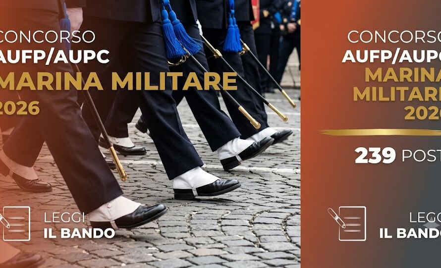 Vincere il Concorso 239 AUFP/AUPC Marina Militare 2026 rappresenta l'obiettivo professionale più ambizioso per i giovani talenti della Puglia