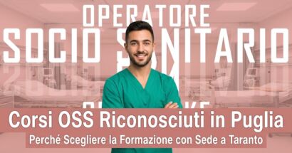 Scegliere di frequentare un corso OSS Taranto presso un ente accreditato è il primo passo fondamentale per costruire un futuro lavorativo