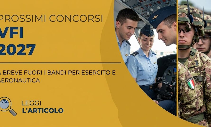 I concorsi militari rappresentano una straordinaria opportunità professionale per tantissimi giovani della Puglia.